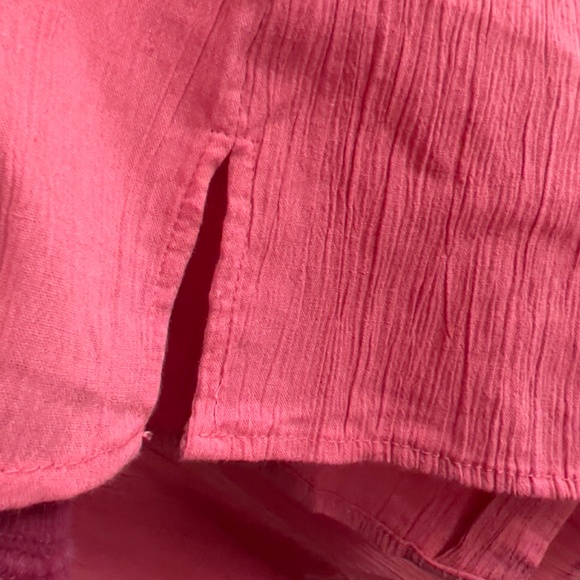 Denim & Co. Crochet & Gauze Blouse, Size 3X NWT - Picture 9 of 11